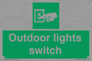 Outdoor lights switch